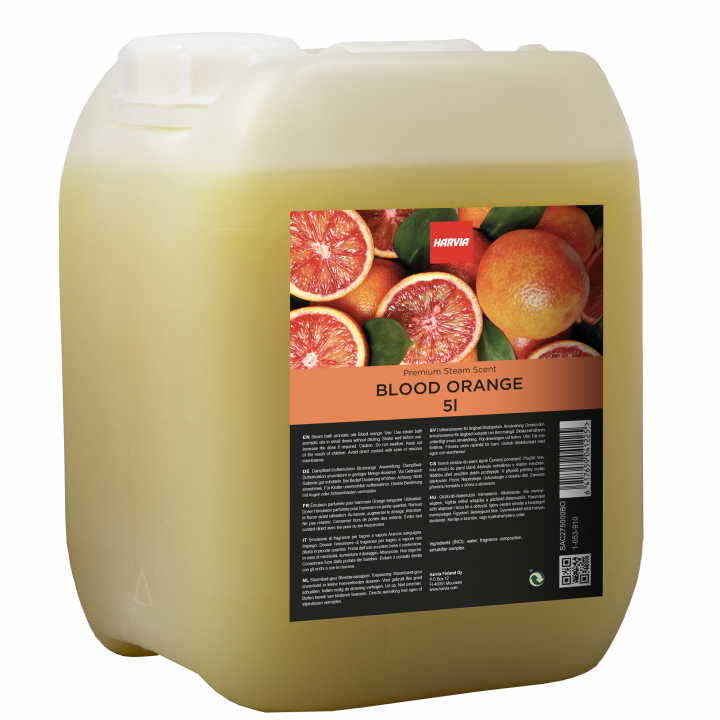 Aromatické oleje do parní lázně HARVIA, vůně krvavého pomeranče, 5 l
