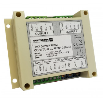 Harvia DMX RGBW LED driver, 2 × 4 kanály