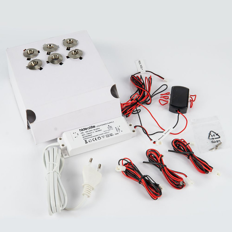 Osvětlení do sauny HIDEALITE, 6 ks.