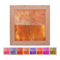 Himalájské solné světlo LED RGB, dřevo černé olše - 0
