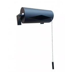 Horizontální nalévací kbelík 15 l, nerezová ocel, černá  Horizontální nalévací kbelík 15 l, nerezová ocel, černá