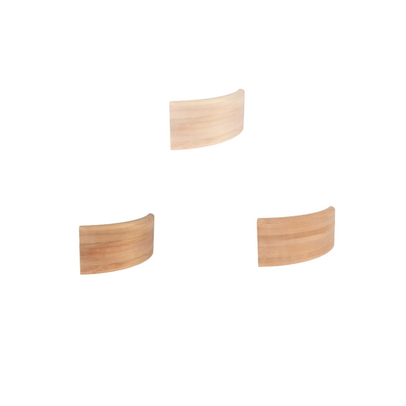 Vnější oblouk pro modulární saunové lavice, 400 mm