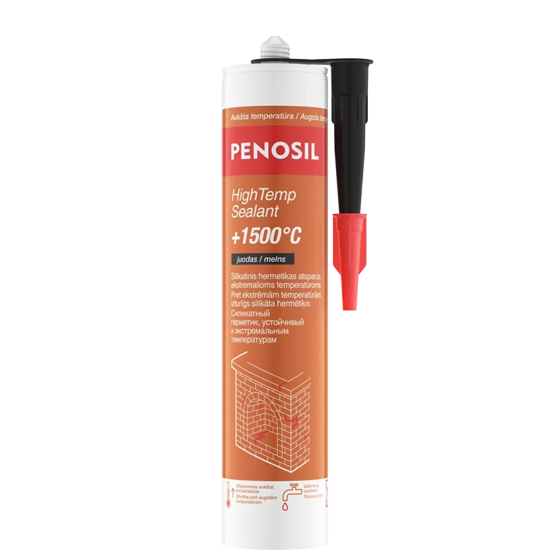Černý tepelně odolný tmel PENOSIL