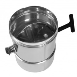 Komínová klapka s rukojetí, 0,5mm 