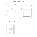 Saunová kamna na dřevo - NOVA KASKAD 18 - 5