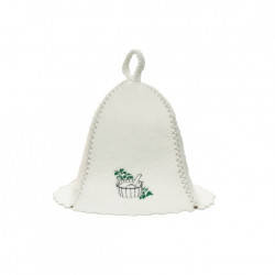 Klobouk do sauny - kbelík s naběračkou 