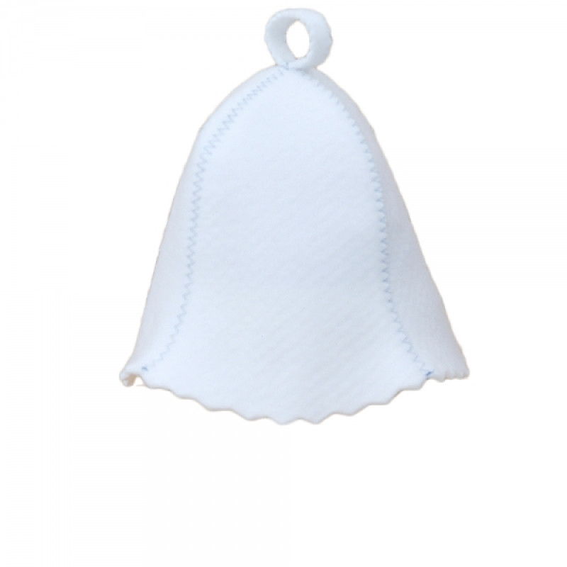 Klobouk do sauny - bílý