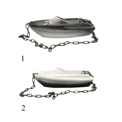 Keramická nádobka na vůně - lodička 