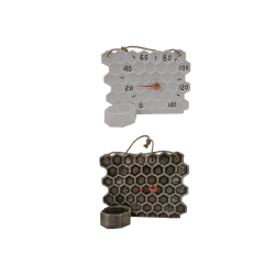 Keramický teploměr do sauny - voštinový 