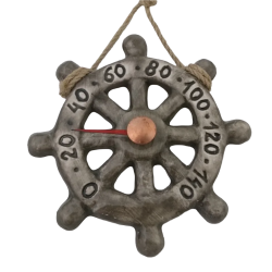 Keramický teploměr do sauny - kolečko 