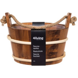 Kbelík z olše s plastovou vložkou 