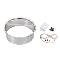 HARVIA Cilindro příruba HPC2L, osvětlená  HARVIA Cilindro příruba HPC2L, osvětlená