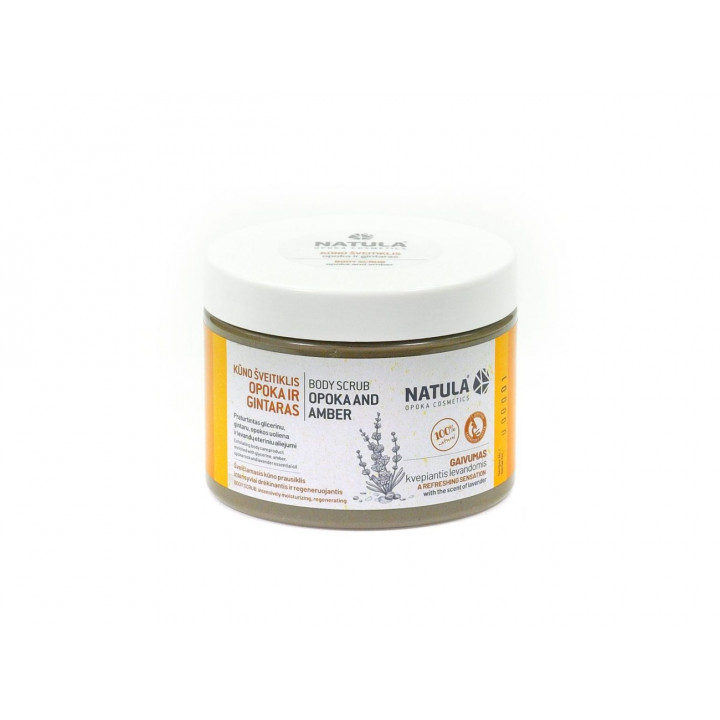 Tělový peeling NATULA Opoka a ambra 500ml