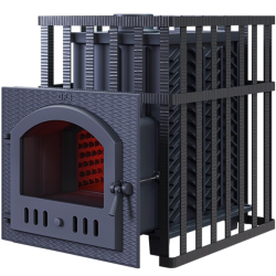 Saunová kamna na dřevo GEFEST - GFS ZK 45 (M) v mřížce  Saunová kamna na dřevo GEFEST - GFS ZK 45 (M) v mřížce