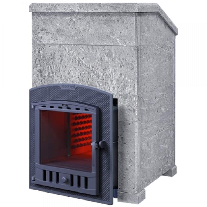 Saunová kamna na dřevo - Stavebnice GEFEST GROM 30 (P2) President 1020/60 TALCOMAGNESITE