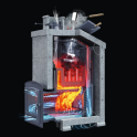 Saunová kamna na dřevo - Gefest Grom 80 (P2) President 1320/60 - 5