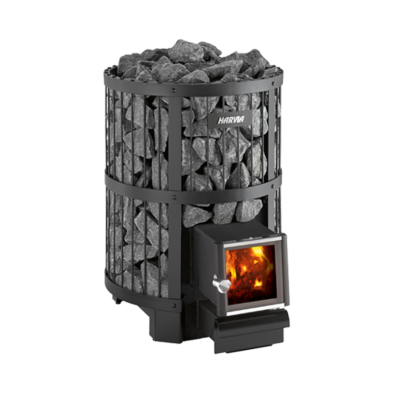Saunová kamna na dřevo - HARVIA Legend 240 SL BimSchV2, černá