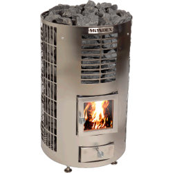 Saunová kamna na dřevo - MONDEX KLAPI, nerezová ocel  Saunová kamna na dřevo - MONDEX KLAPI, nerezová ocel