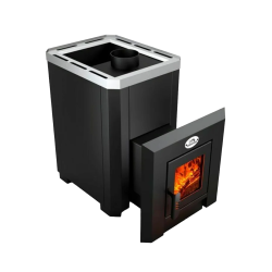 Saunová kamna na dřevo - NOVA KLASSIK 26 s prosklenými dvířky 