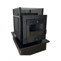 Saunová kamna na dřevo - SUMMIT Mont Blanc otevřená 