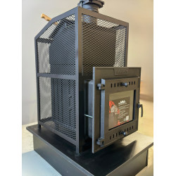 Saunová kamna na dřevo - SUMMIT Mont Blanc s klasickou sítí 