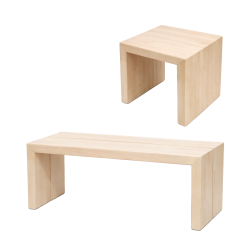 Saunová lavice MODEL 5, olše 