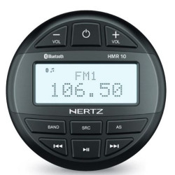 Hudební centrum HMR 10D, bez reproduktorů, voděodolné, černé 