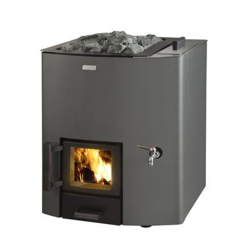 Saunová kamna na dřevo - NARVI NC 20 VS s vodní nádrží
