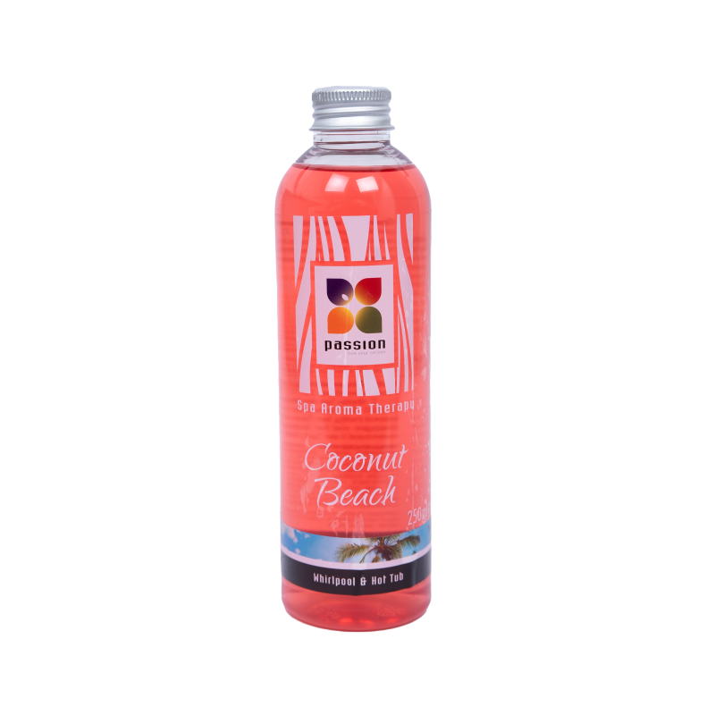 PASSION aromaterapeutická vůně do vířivek a vířivek, Coconut beach 250 ml PASSION aromaterapeutická vůně do vířivek a vířivek, Coconut beach 250 ml