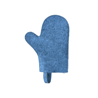 Rukavice do sauny, šedá