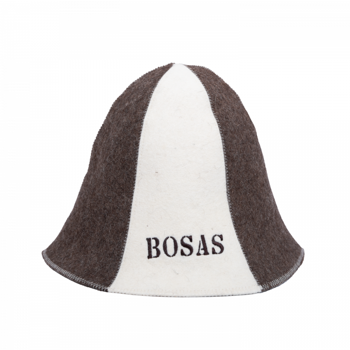 Klobouk do sauny - BOSAS, pruhovaný