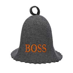 Klobouk do sauny - BOSS, šedý  Klobouk do sauny - BOSS, šedý