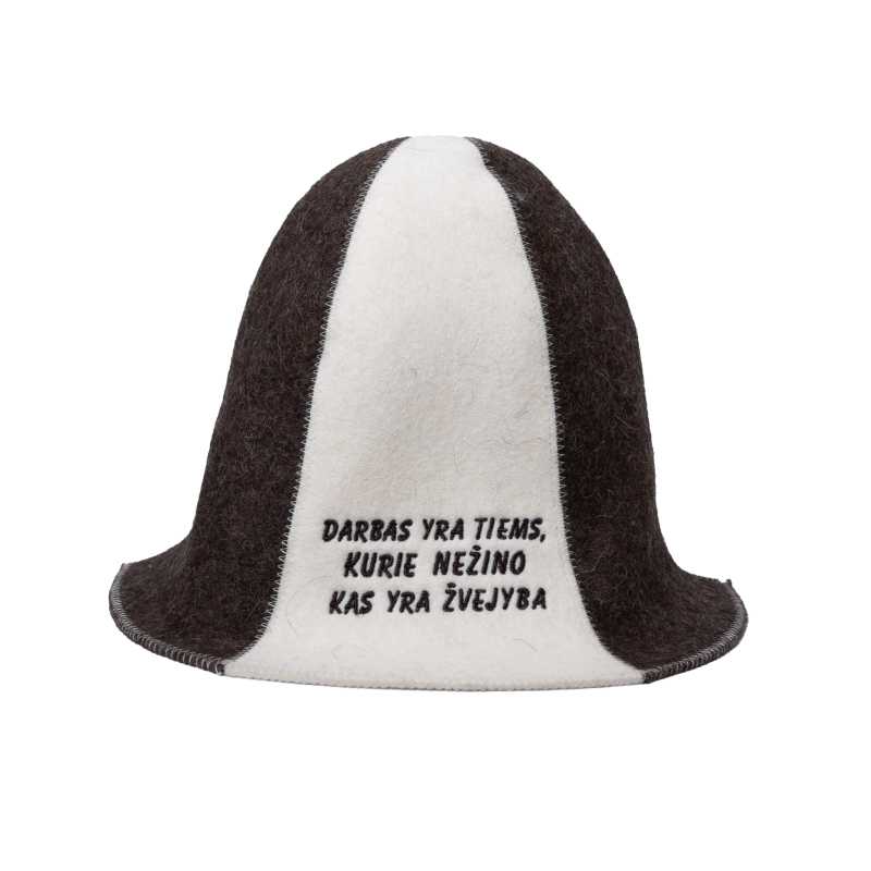 Klobouk do sauny - Pro rybáře, pruhovaný