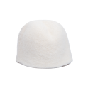 Klobouk do sauny - Bílý, vlněný - 0