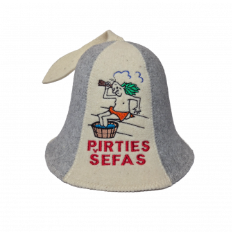 Klobouk do sauny - PIRTIES ŠEFAS, závěsný