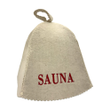 Saunová čepice - Sauna, s červeným písmem - 1