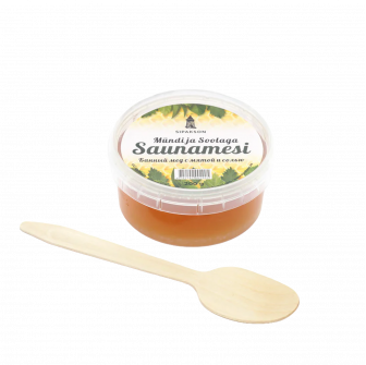 Saunový med s mátovým extraktem a solí, 200g
