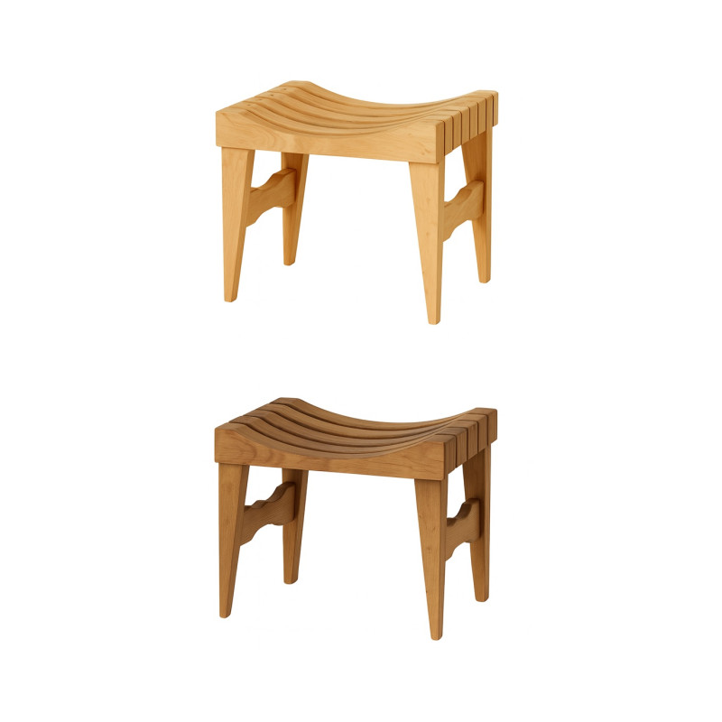 Saunová lavice, termo-olše 470x340x410 mm