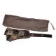Ventilátor do sauny, tmavý kostkovaný materiál