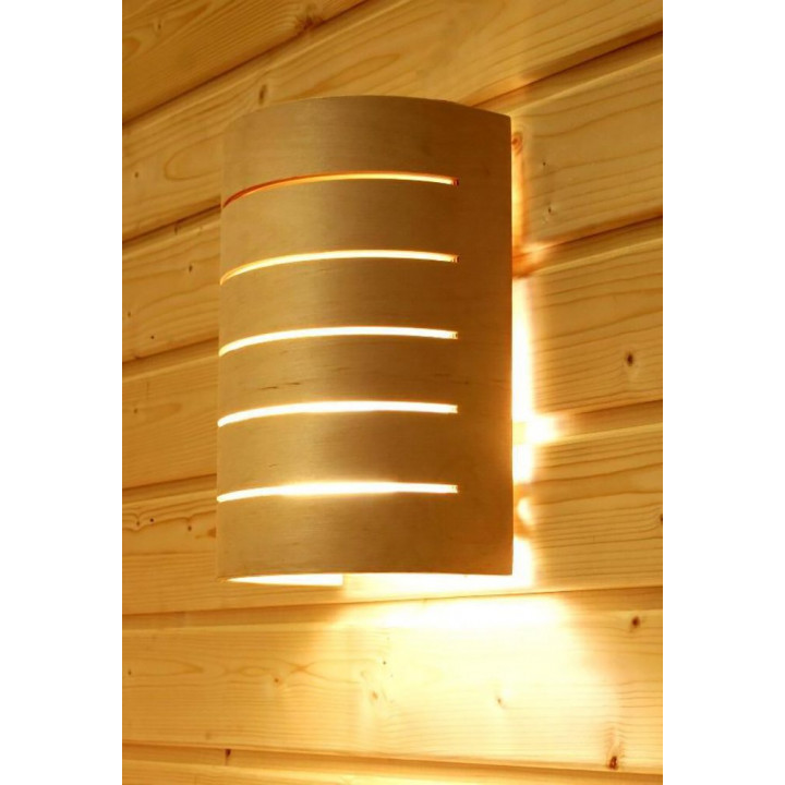 Saunová lampa Raita, RTL, E27/40W, olše