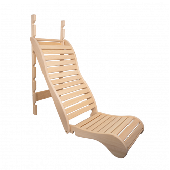 Relaxační lůžko pro saunu, abachi