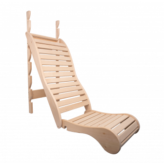 Relaxační lůžko pro saunu, lípu.