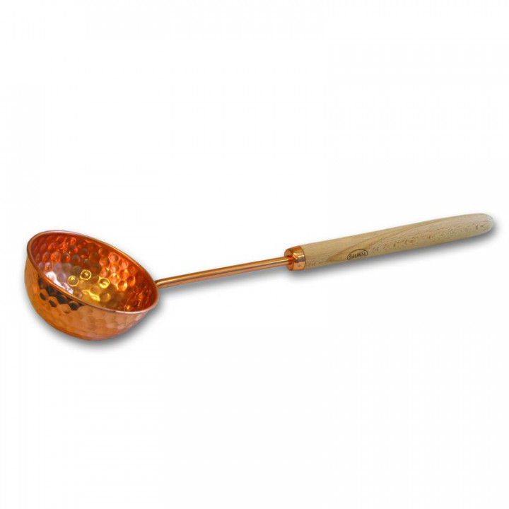 Měděná naběračka SAUNIA, 48 cm