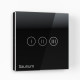 Ovládání teploty pro saunu SAUNUM Base S Solution, černý ovládací panel
