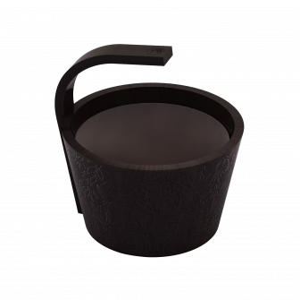 SAWO parní kbelík, černý, 4 l