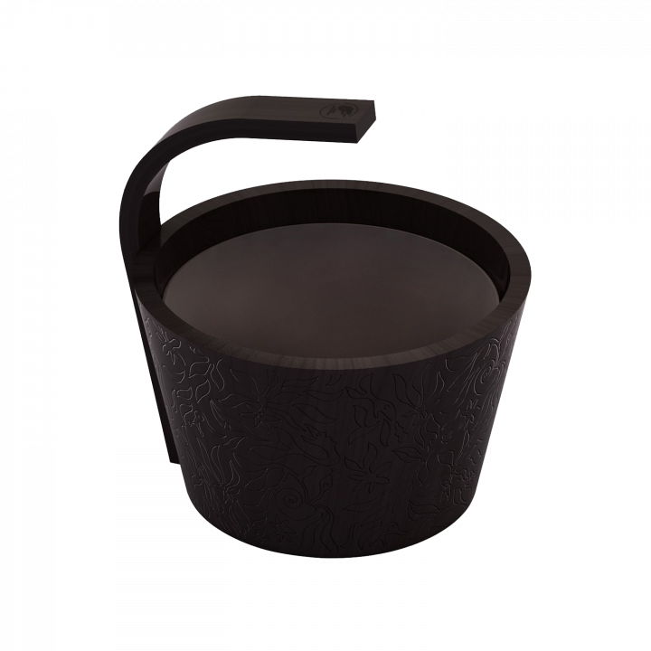 SAWO parní kbelík, černý, 4 l