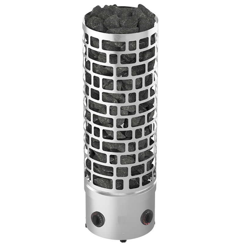 Elektrická saunová kamna – SAWOTEC Ari Round, s řídicí jednotkou