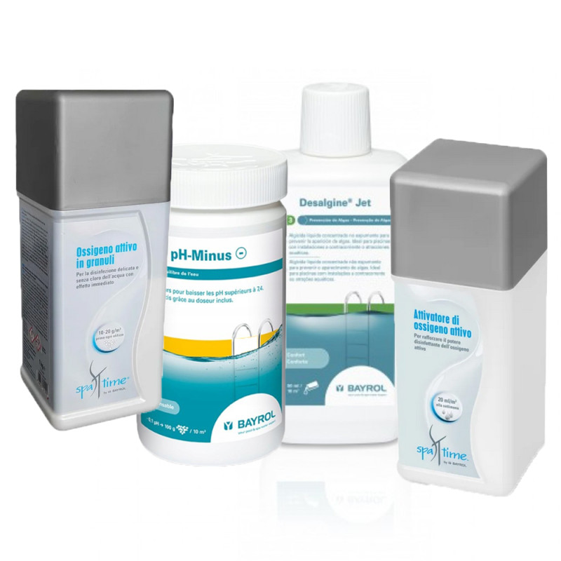 Sada na údržbu vířivky nebo vířivky, bez chlóru