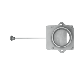 Litinová kouřová klapka F115  Litinová kouřová klapka F115