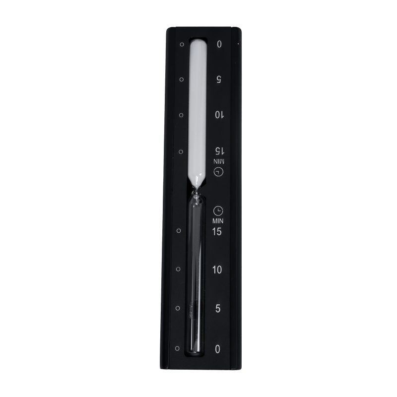 Přesýpací hodiny SAUFLEX, černé 15 min